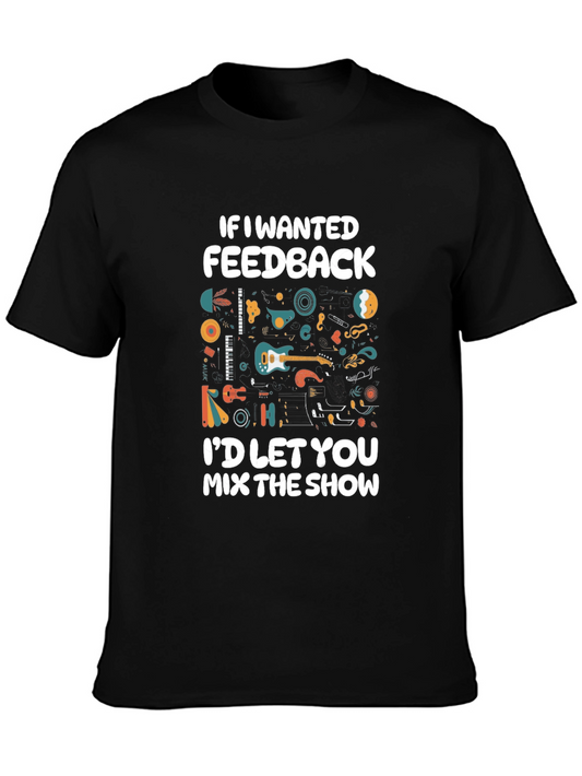 Funny Music Feedback T-Shirt