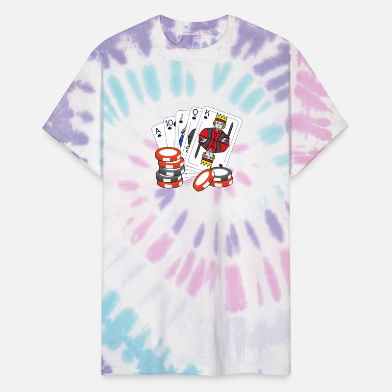 Poker CardsChips Design for Gambling Poker Fans