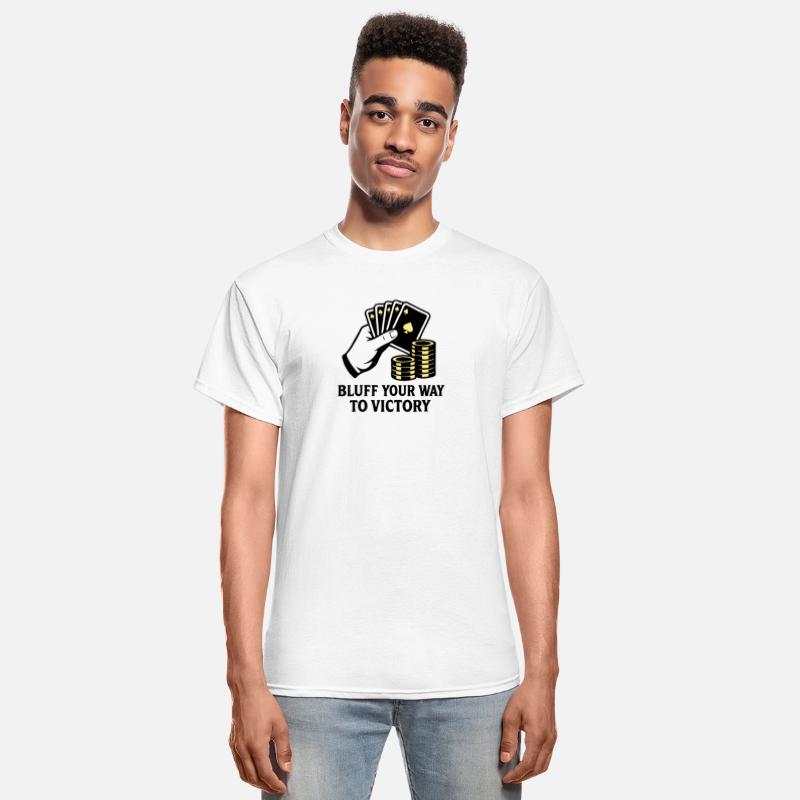 Poker Victory Bluff Casino Tee