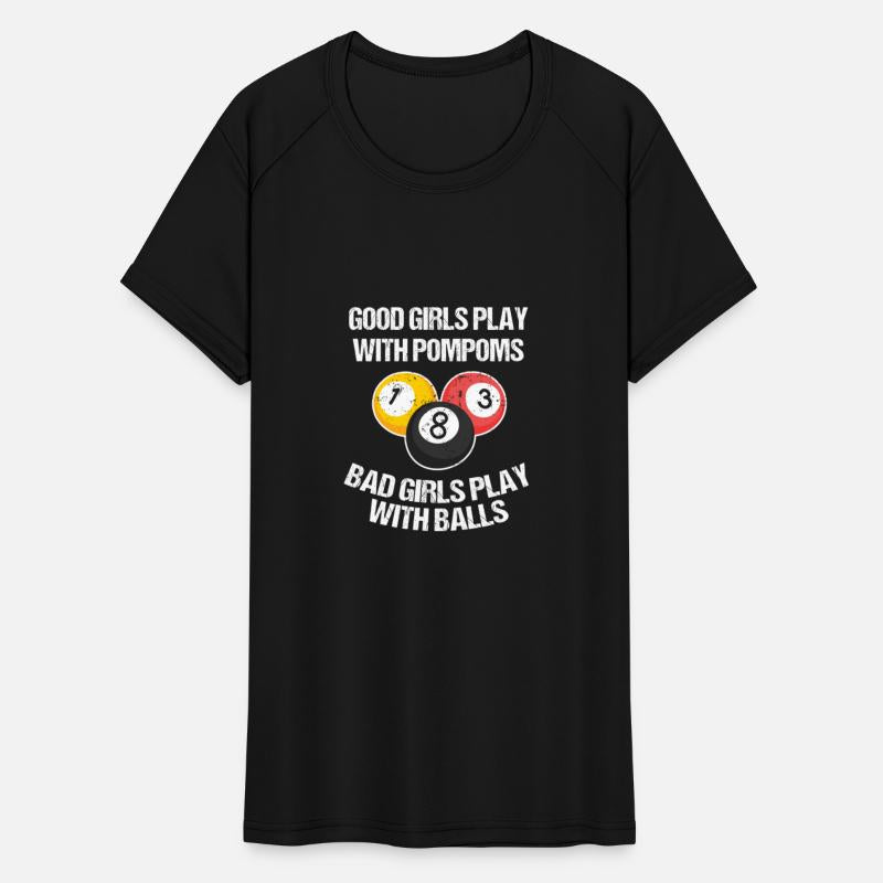 Pool Player Funny Bad Girl Woman Billiard Gift