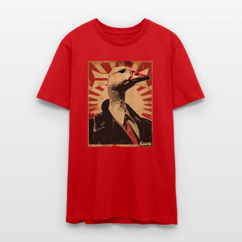 Power Goose in Suit – Propaganda Style