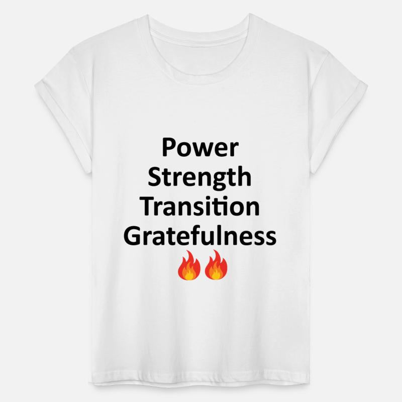 POWER STRENGTH TRANSITION GRATEFULNESS - BLACK