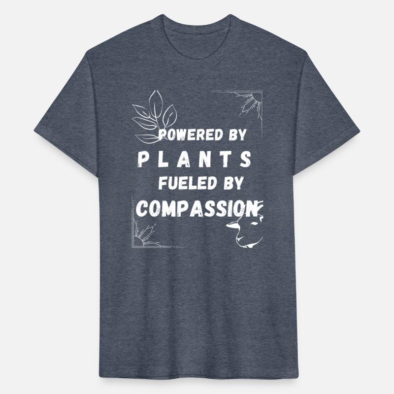 Powered By Plant Fueled by Compassion Vegan Tshirt