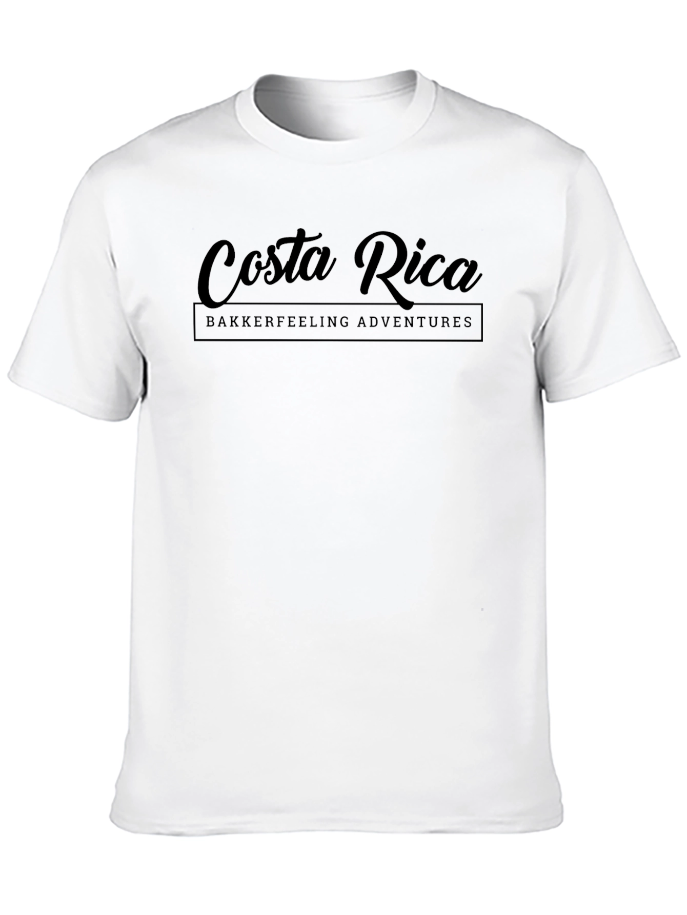 Costa Rica Bakkerfeeling Adventures Black T-Shirt
