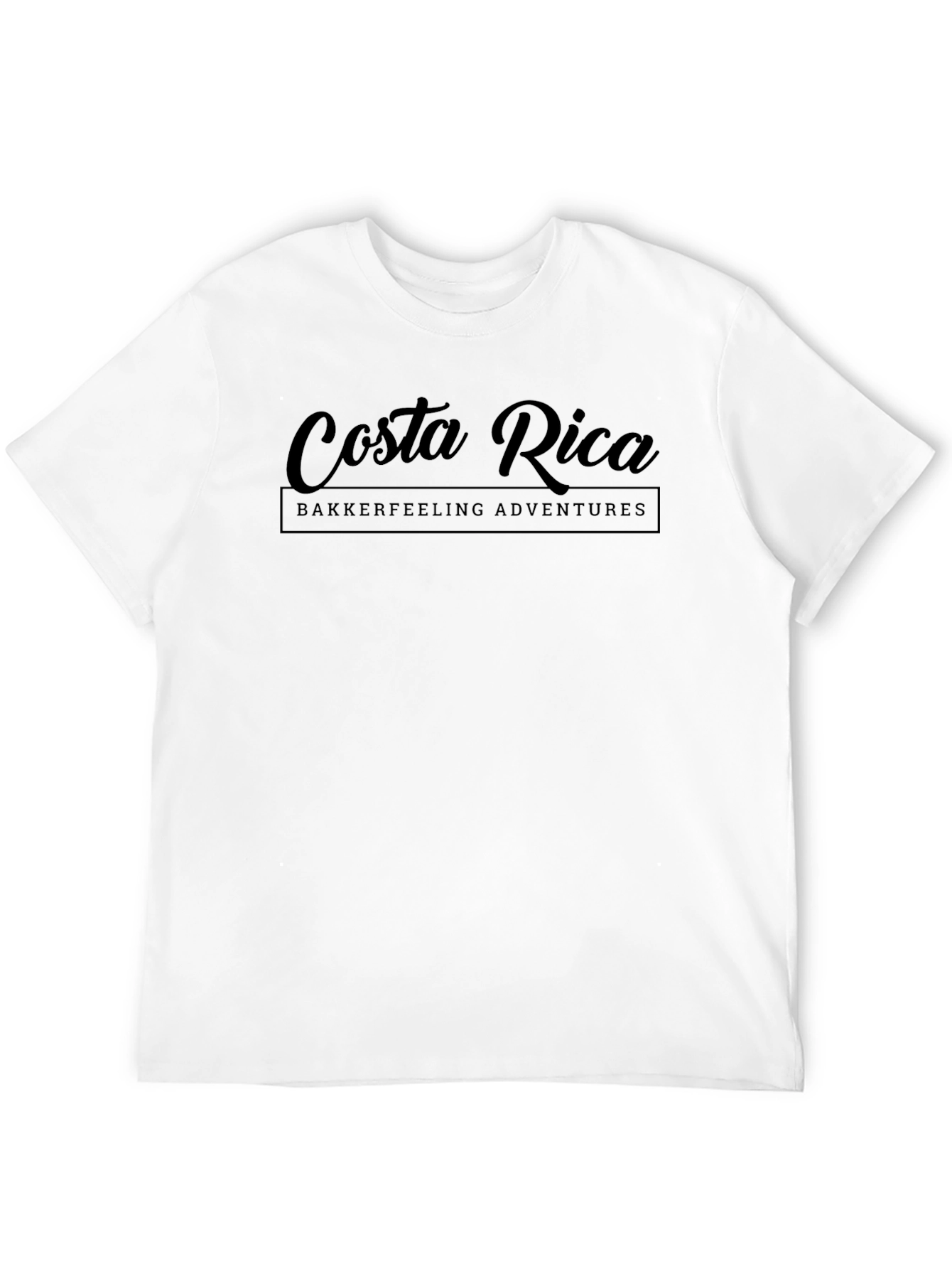 Costa Rica Bakkerfeeling Adventures Black T-Shirt