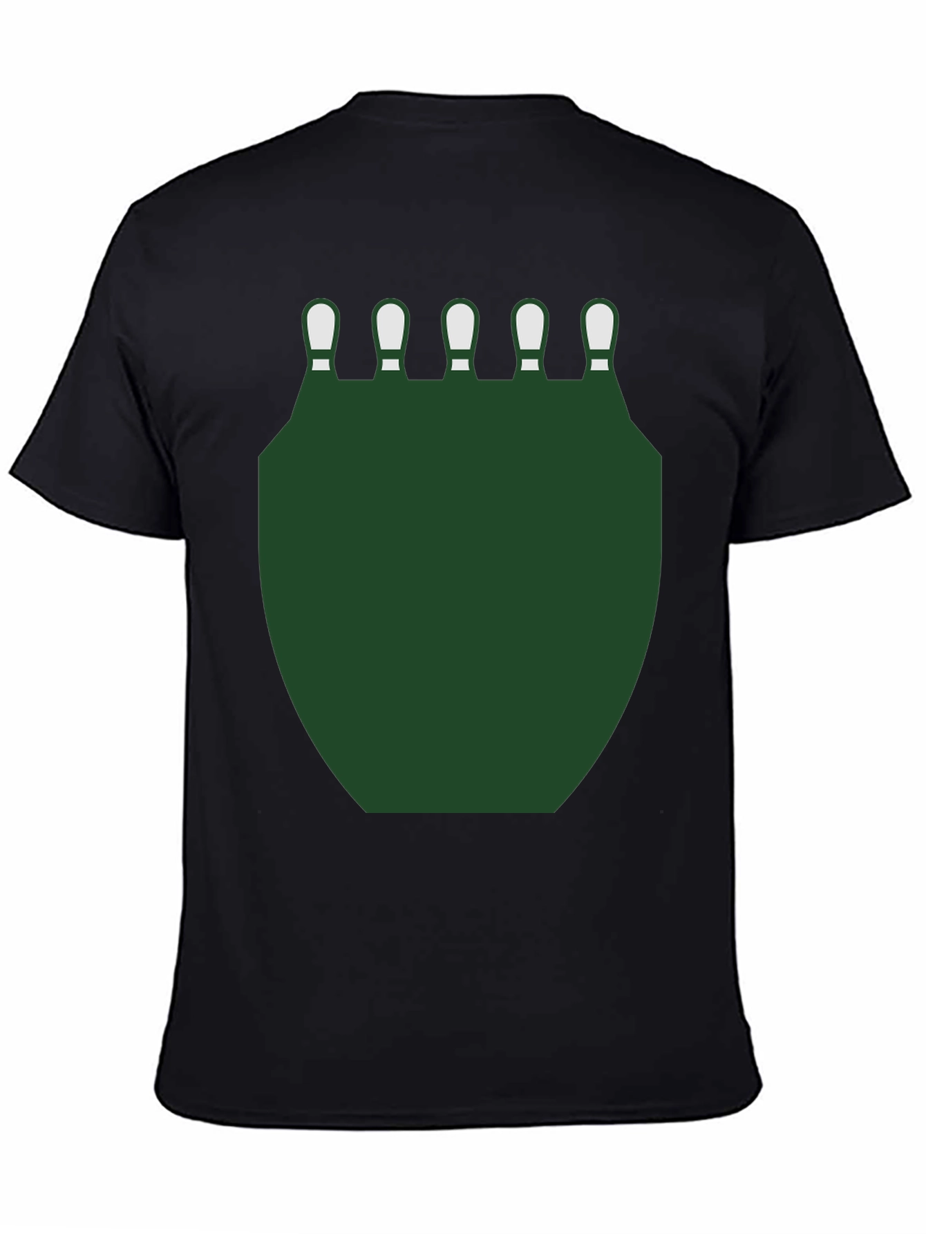 Bowling Pins & Green Shield Graphic Tee