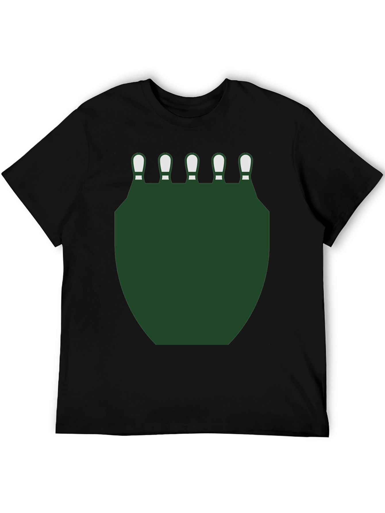 Bowling Pins & Green Shield Graphic Tee