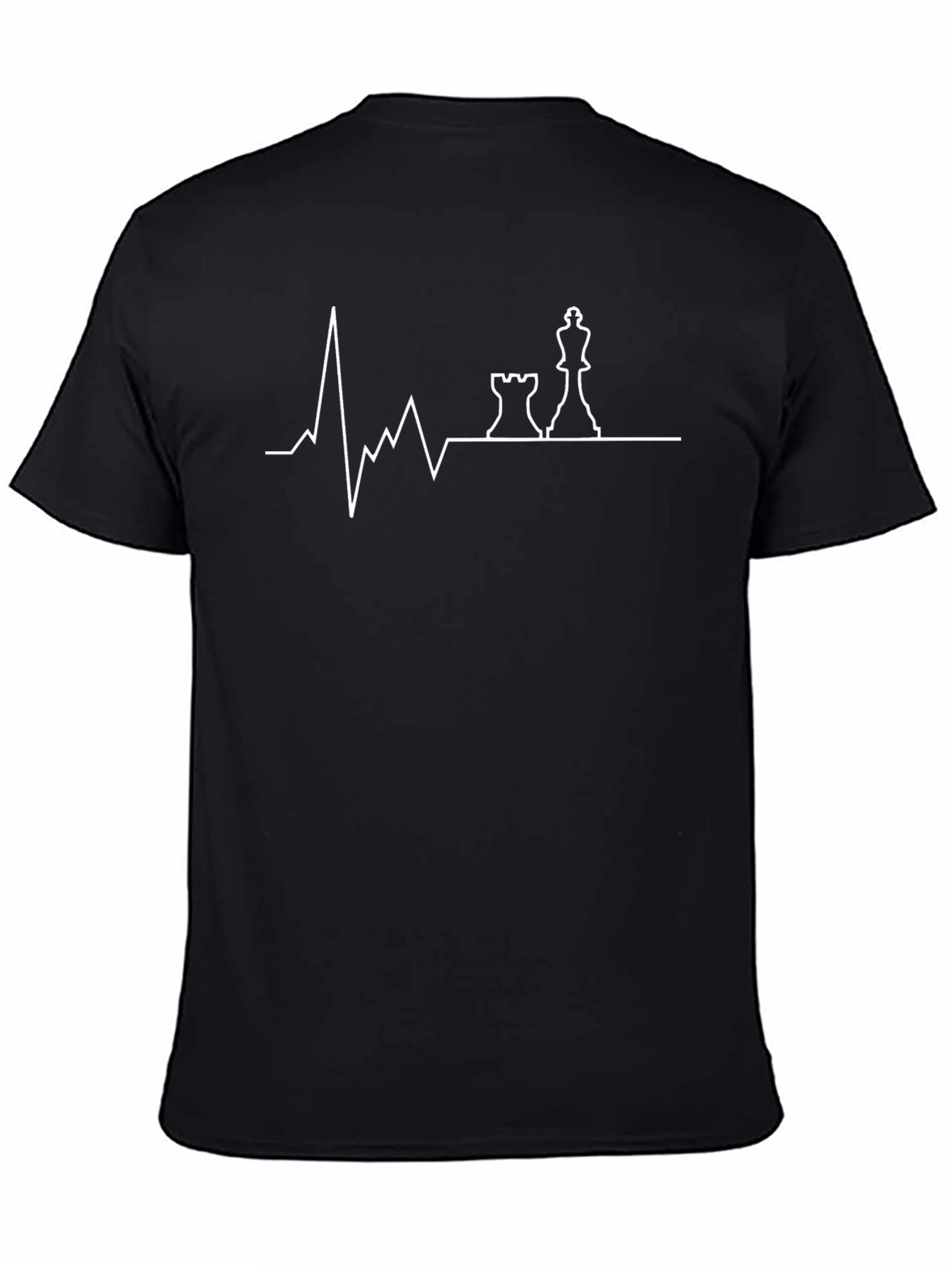 Chess Heartbeat T-Shirt - Checkmate Your Style!