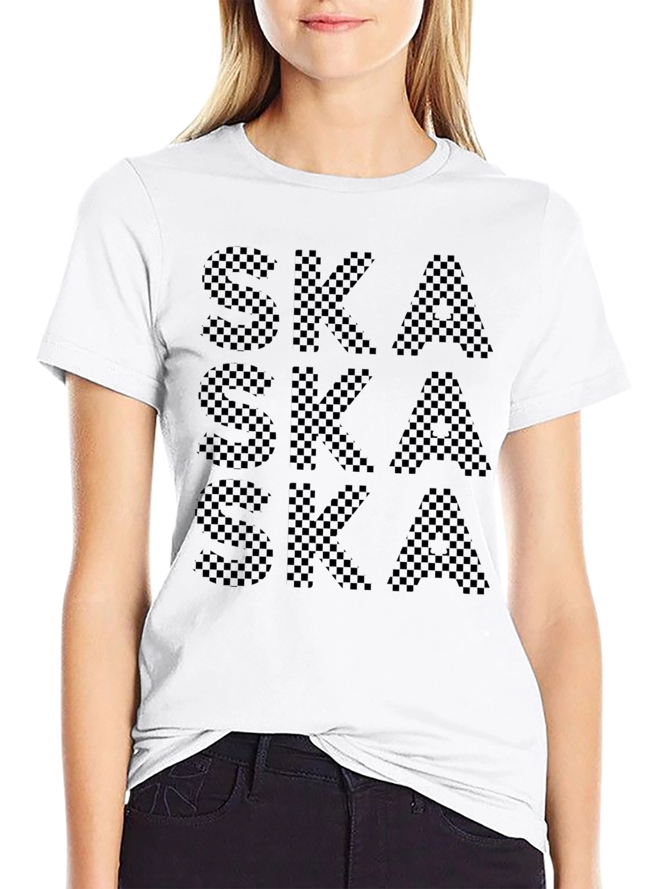 Ska Checkerboard T-Shirt - Stylish Music Tee