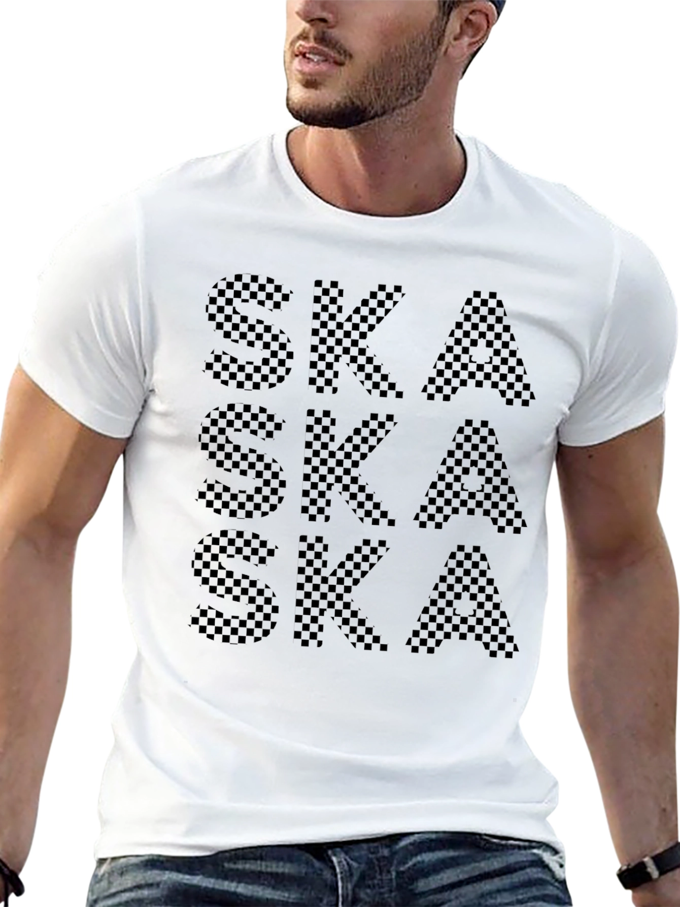 Ska Checkerboard T-Shirt - Stylish Music Tee