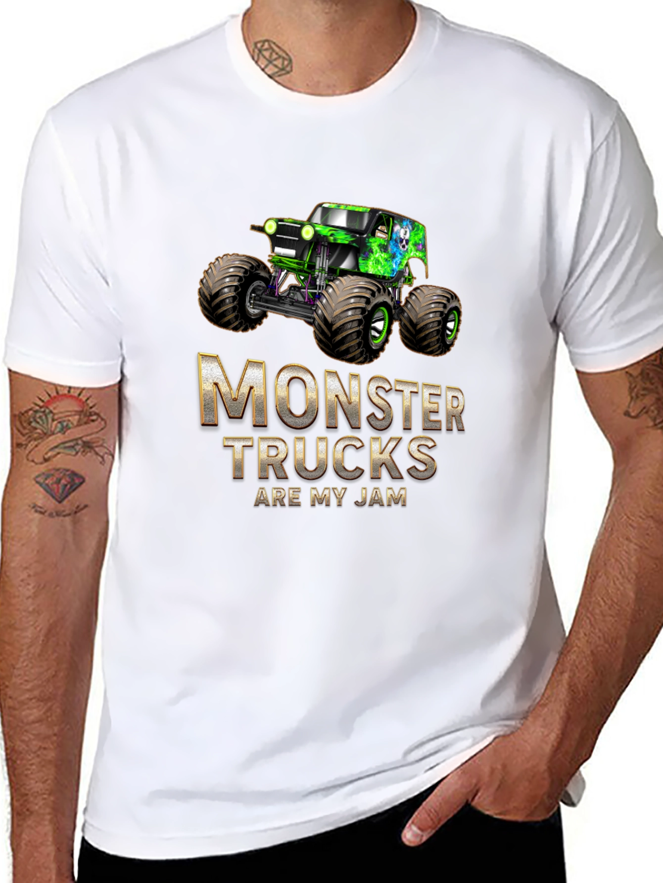 Monster Trucks Are My Jam Graphic Tee