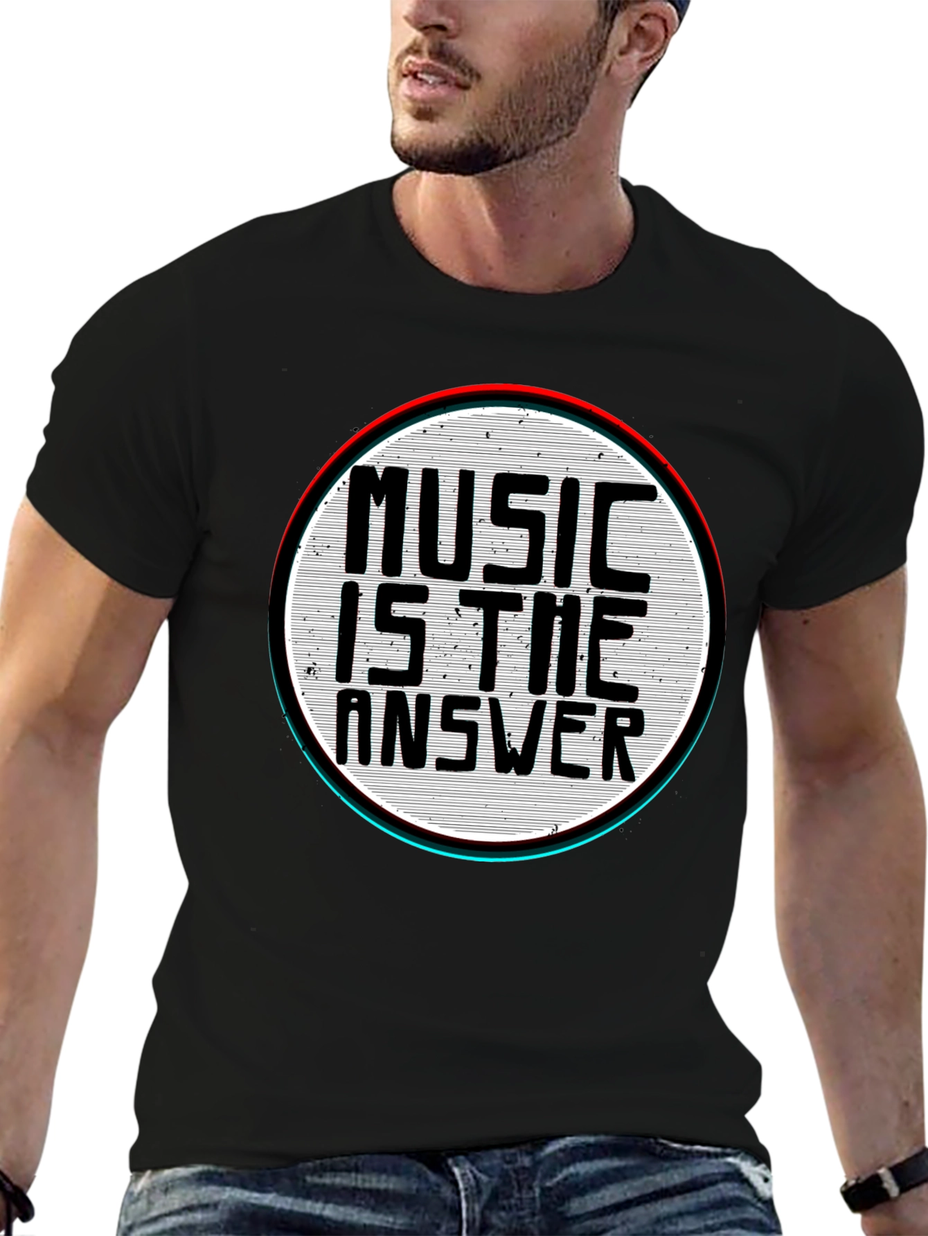 Music Is The Answer Graphic T-Shirt