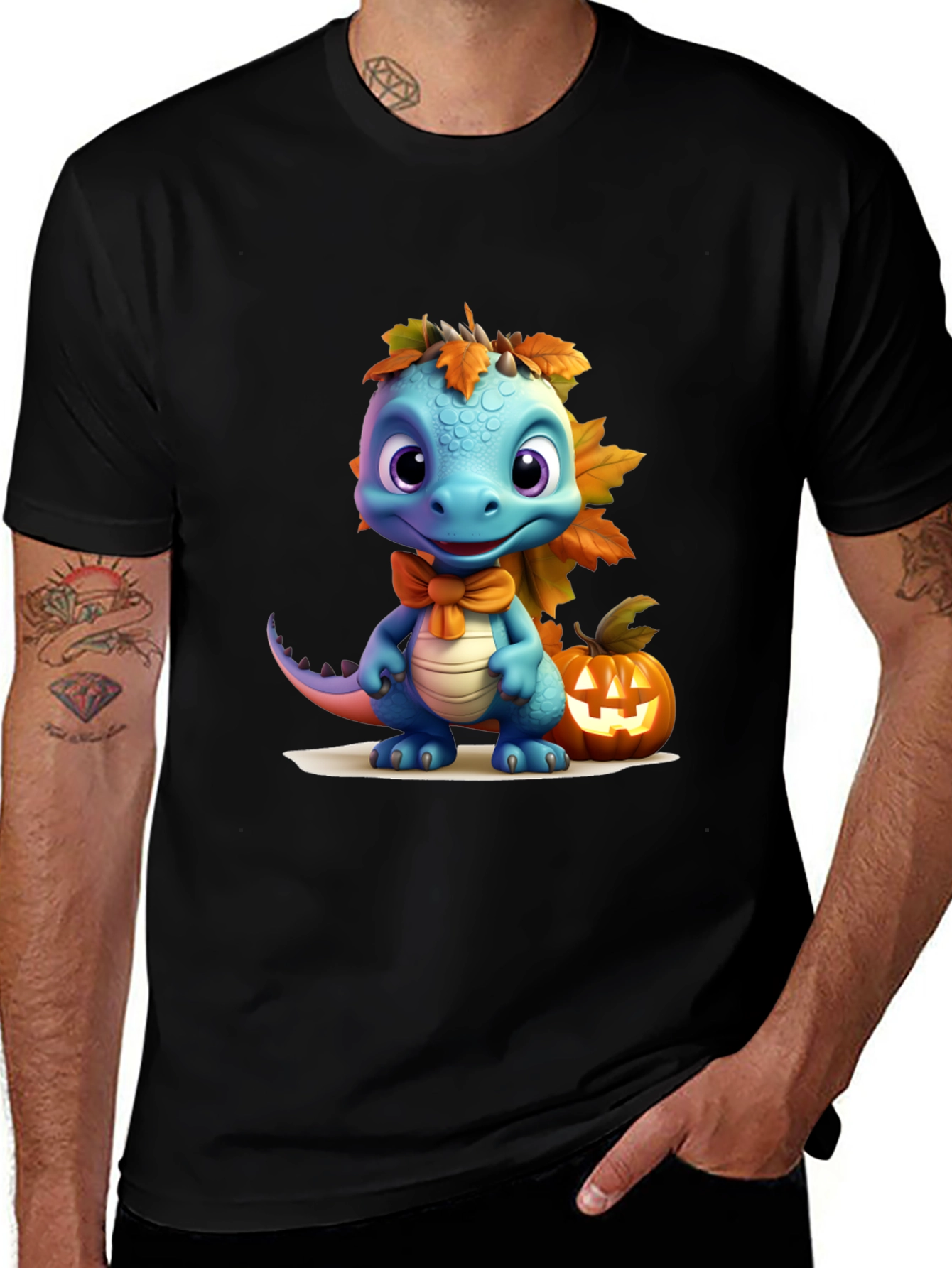 Halloween Dragon Tee: Spooky Cute T-Shirt