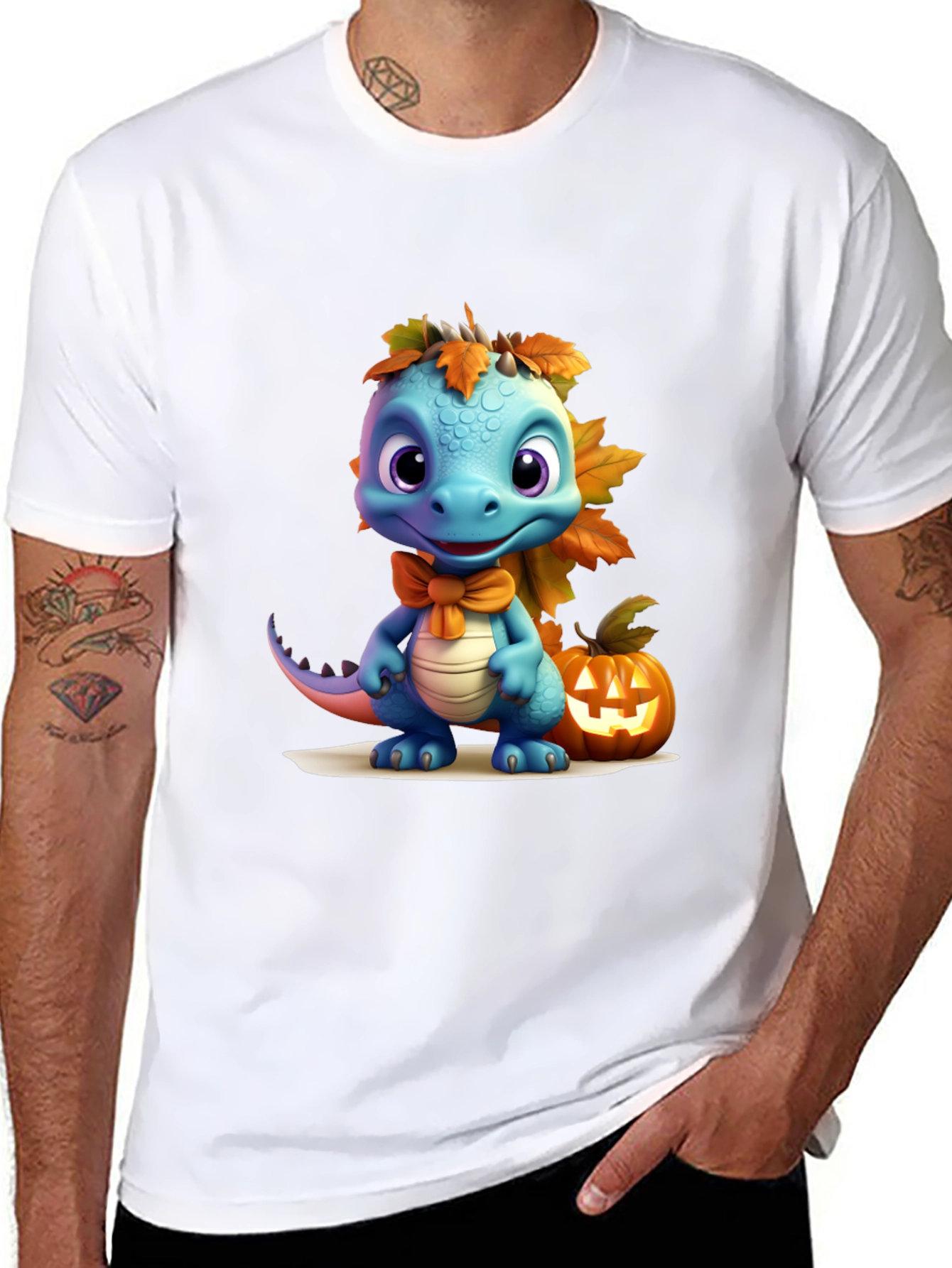 Halloween Dragon Tee: Spooky Cute T-Shirt