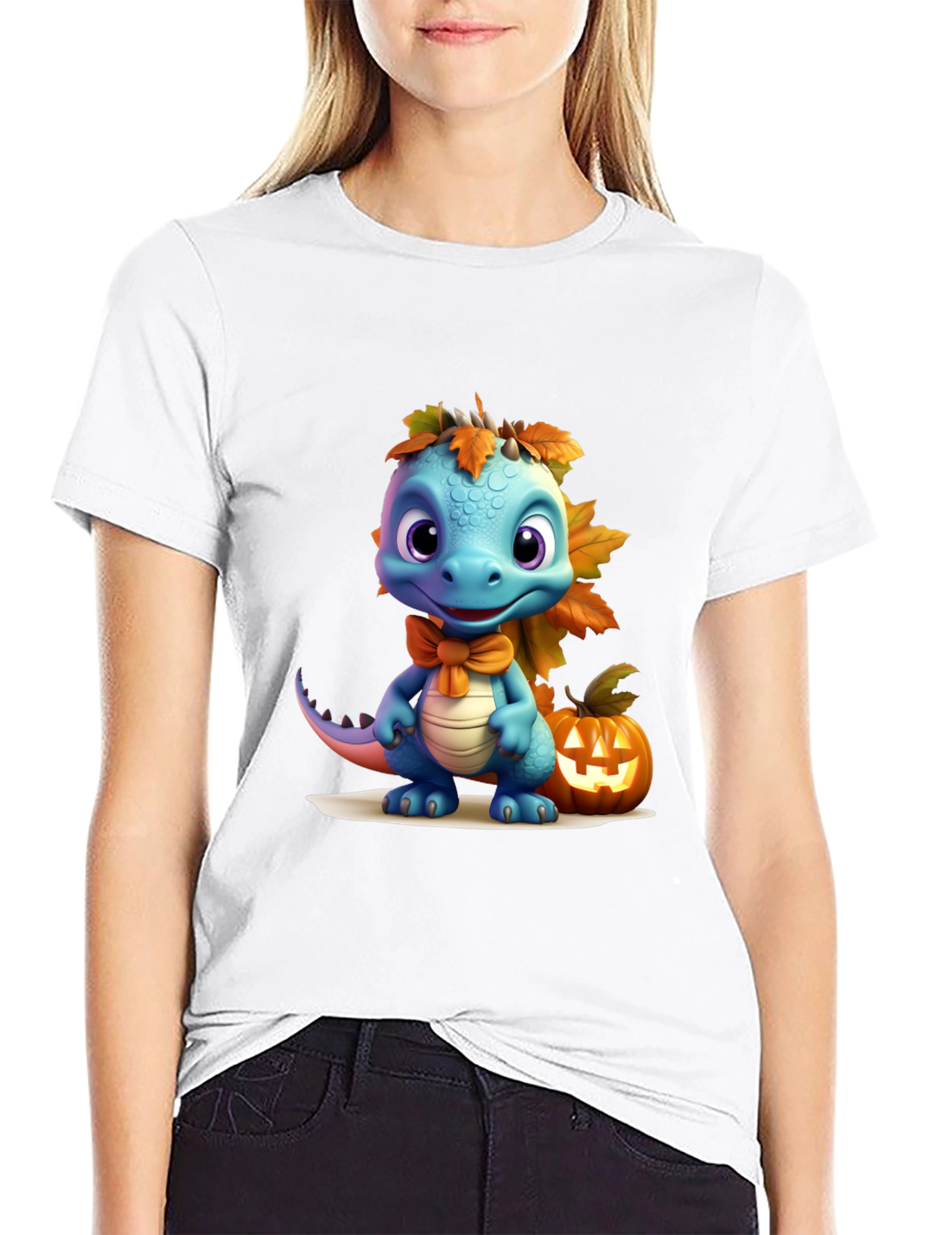 Halloween Dragon Tee: Spooky Cute T-Shirt
