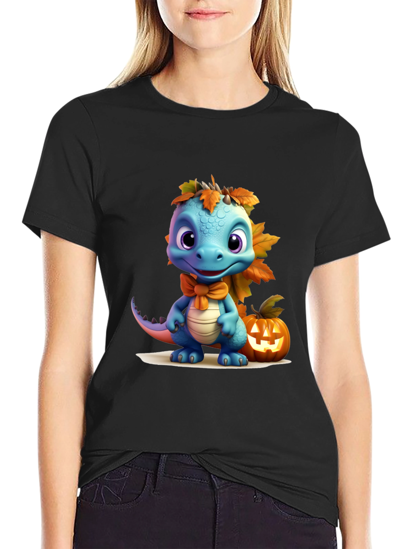 Halloween Dragon Tee: Spooky Cute T-Shirt
