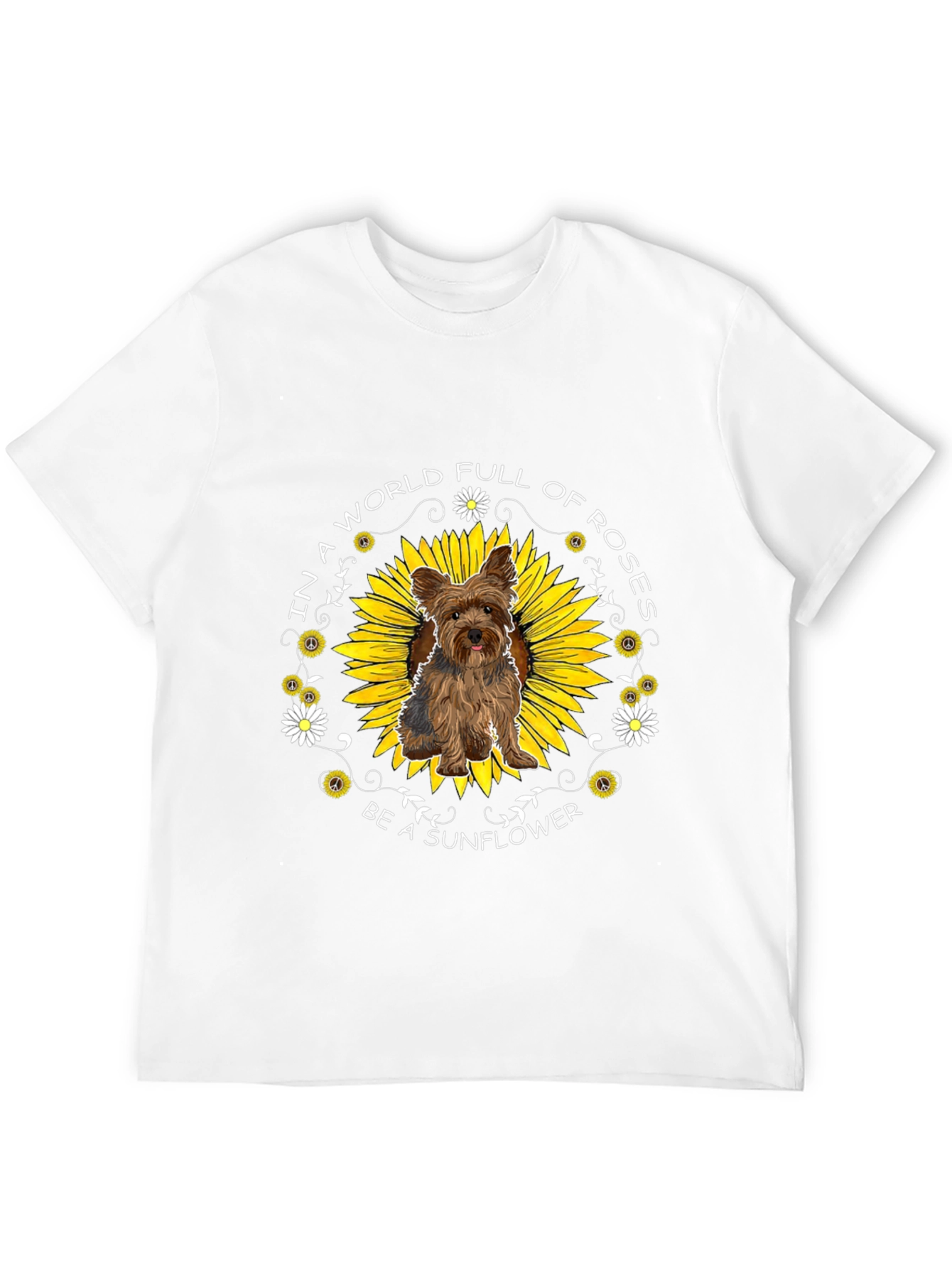Be a Sunflower Yorkie T-Shirt