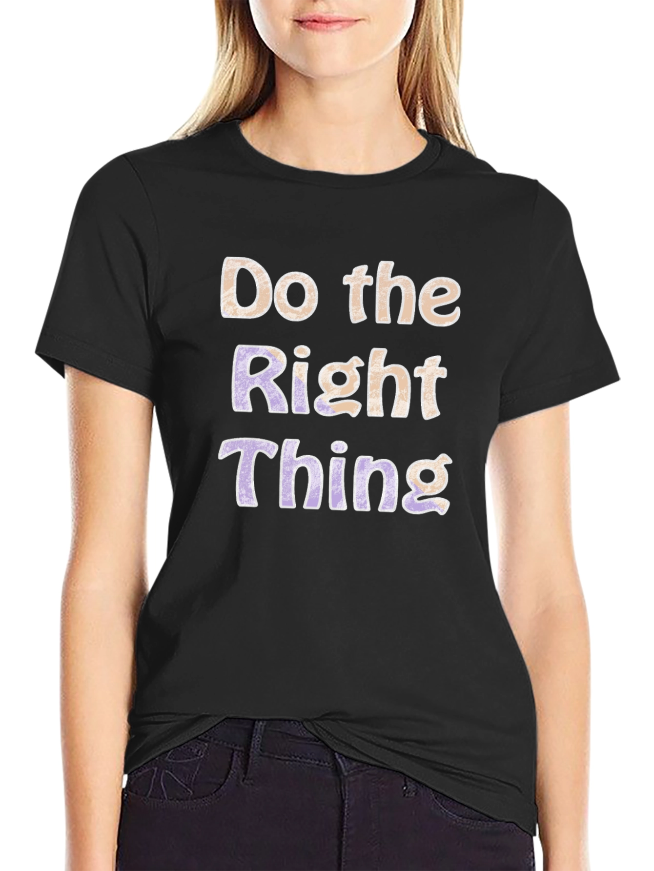 Do The Right Thing Black T-Shirt