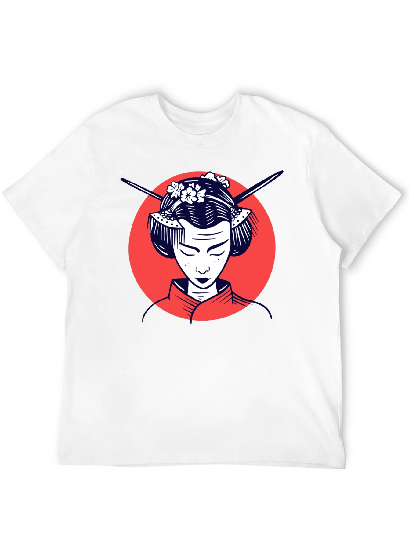 Geisha Graphic Tee - Stylish Unisex T-Shirt