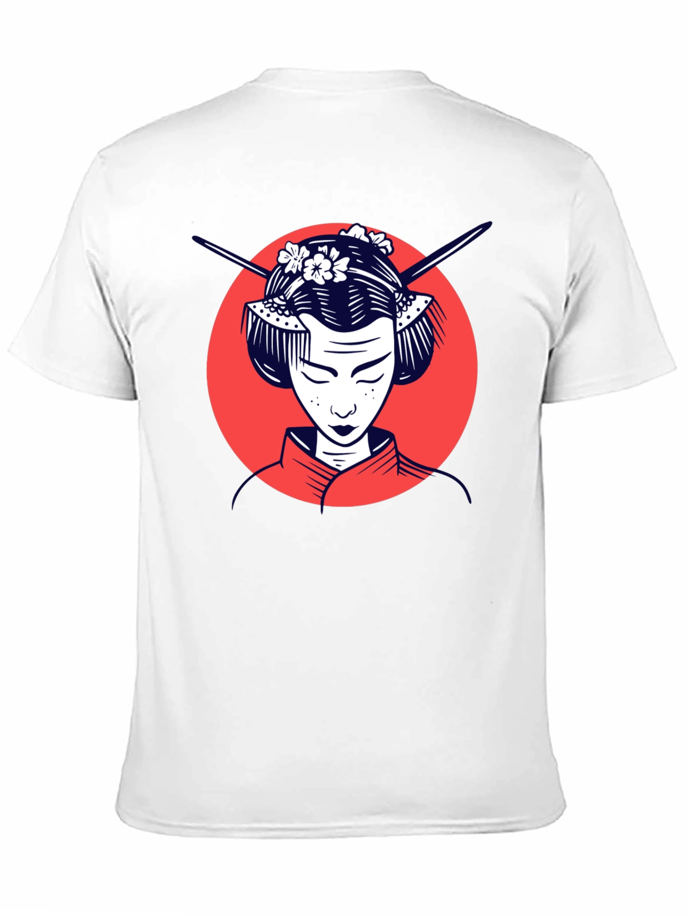 Geisha Graphic Tee - Stylish Unisex T-Shirt