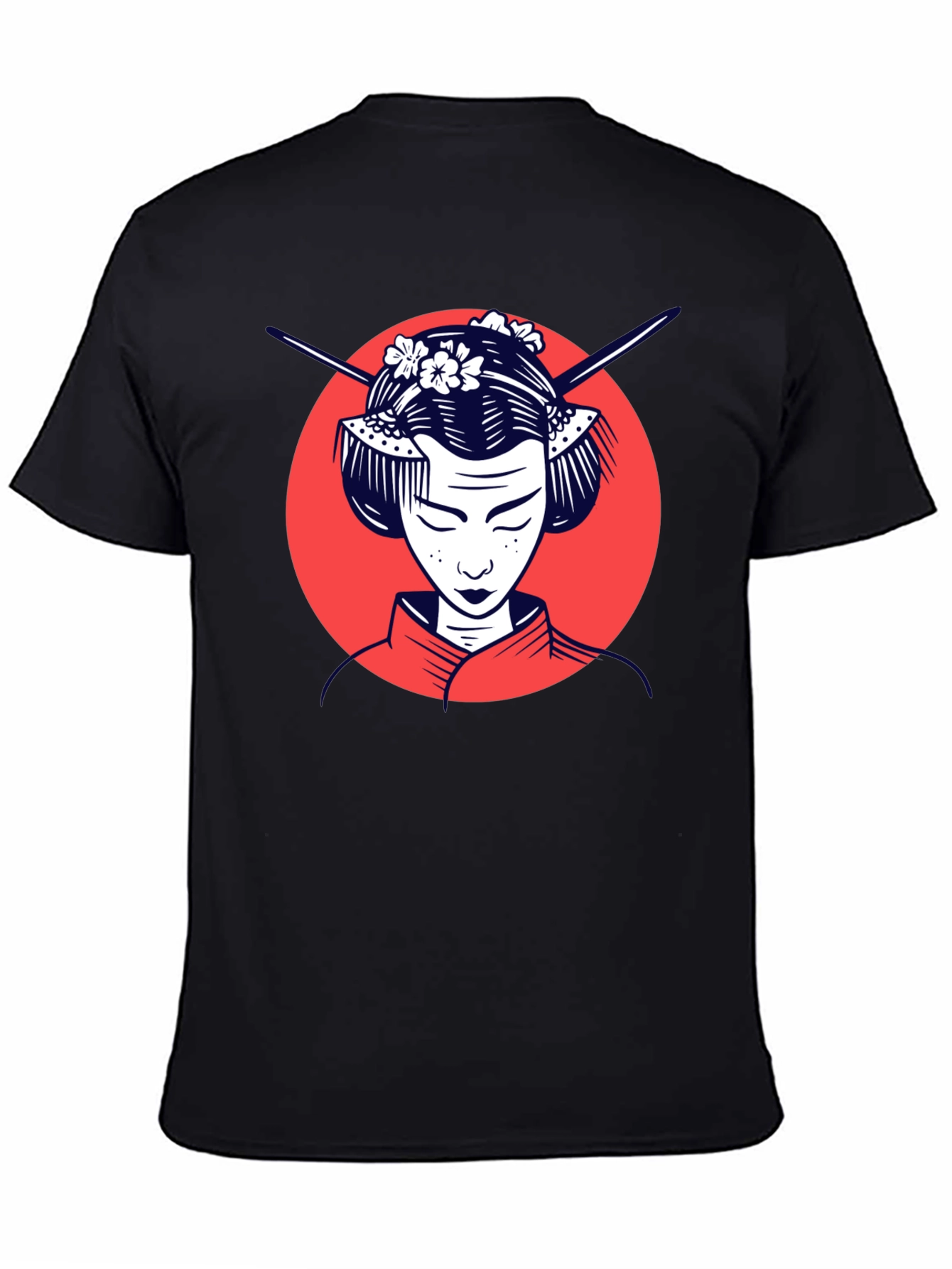 Geisha Graphic Tee - Stylish Unisex T-Shirt