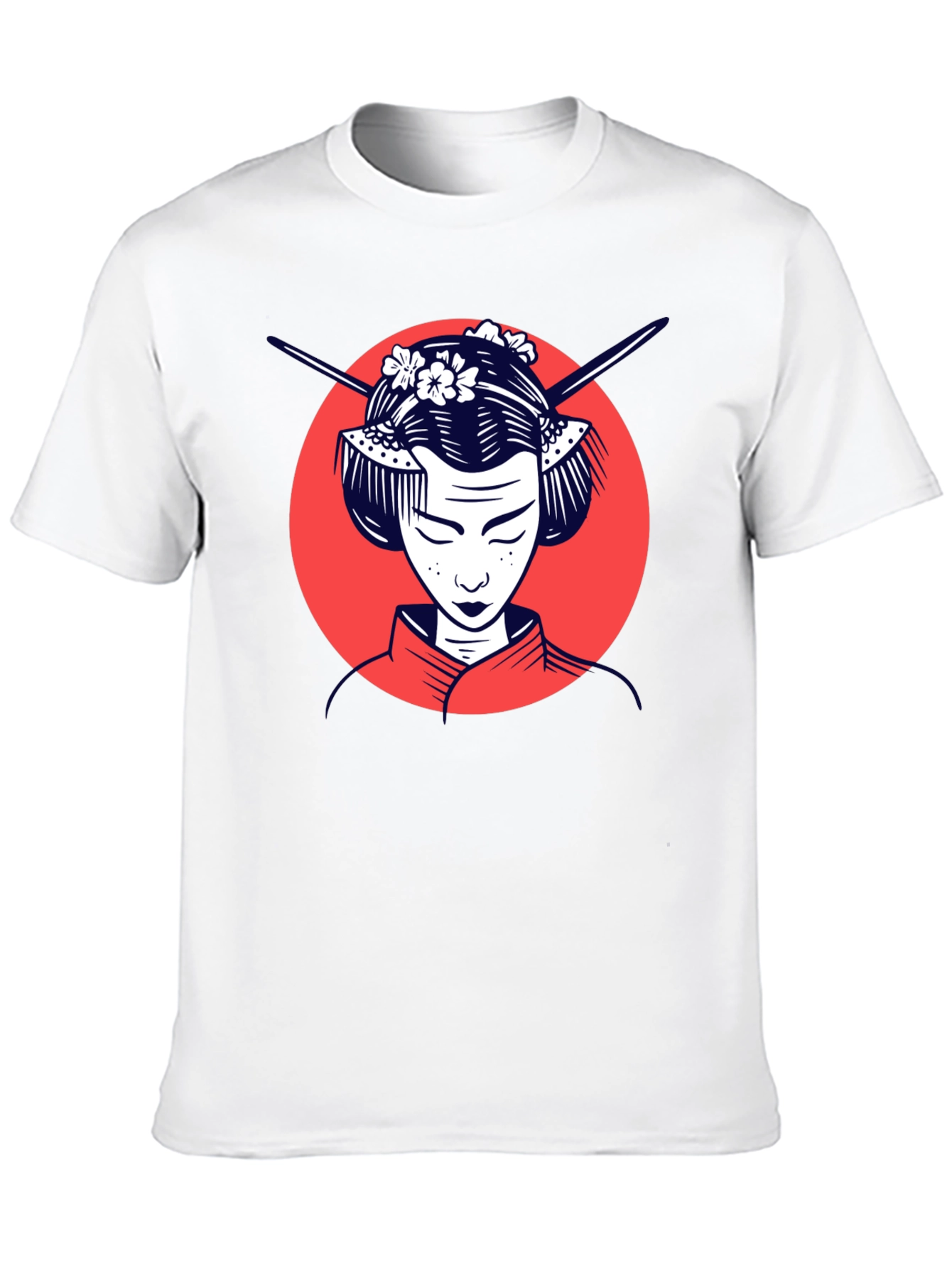 Geisha Graphic Tee - Stylish Unisex T-Shirt