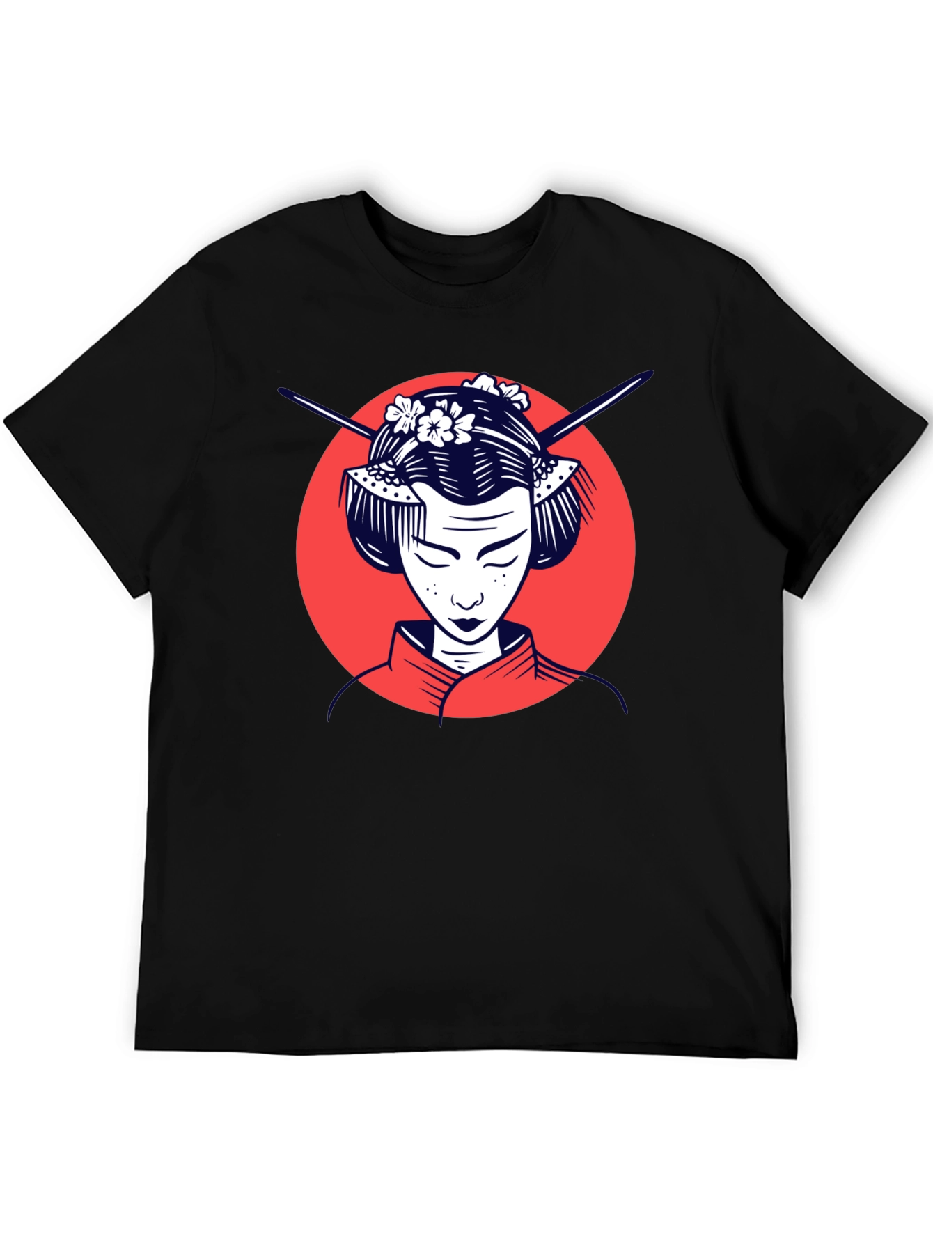Geisha Graphic Tee - Stylish Unisex T-Shirt