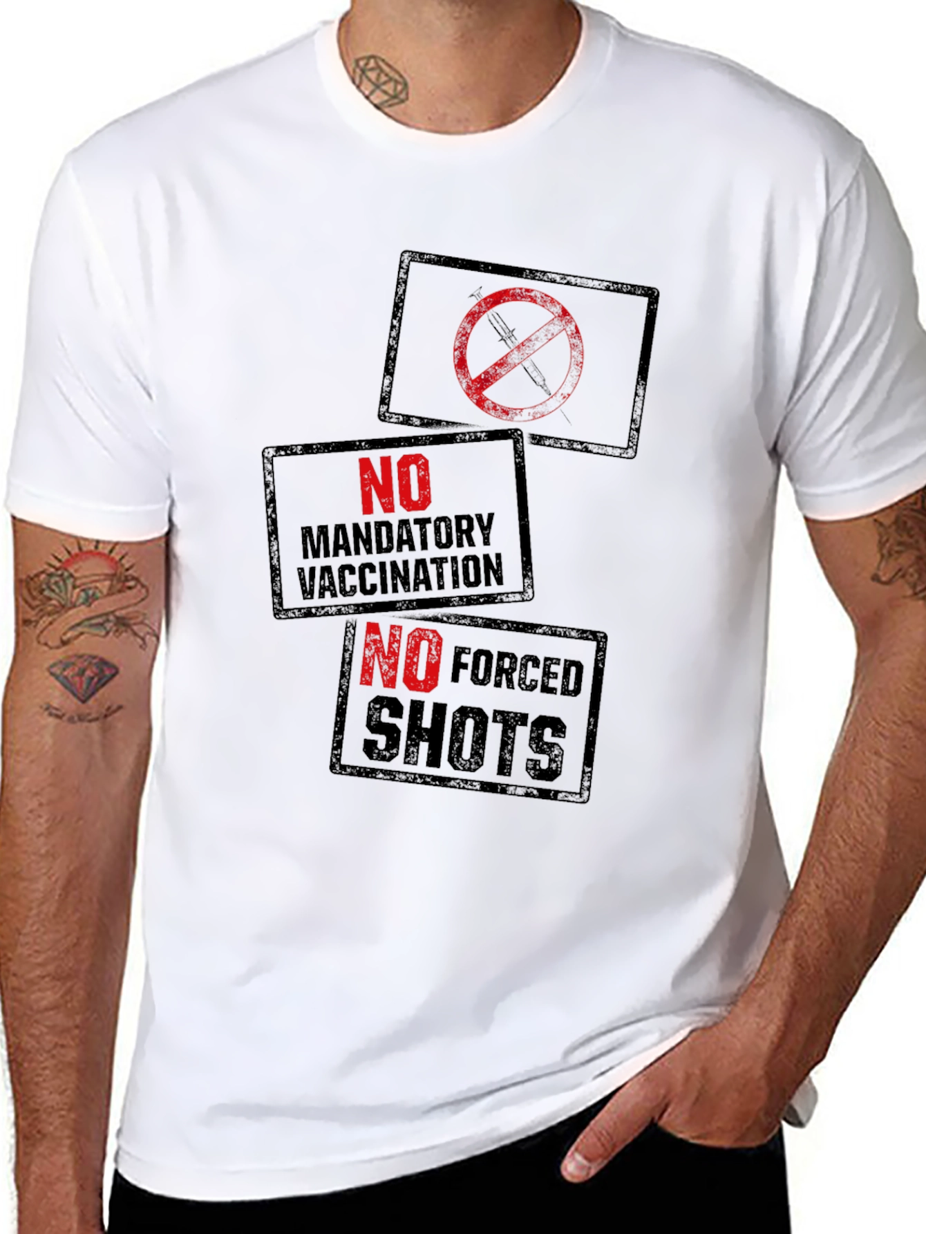 No Mandatory Vaccination T-Shirt
