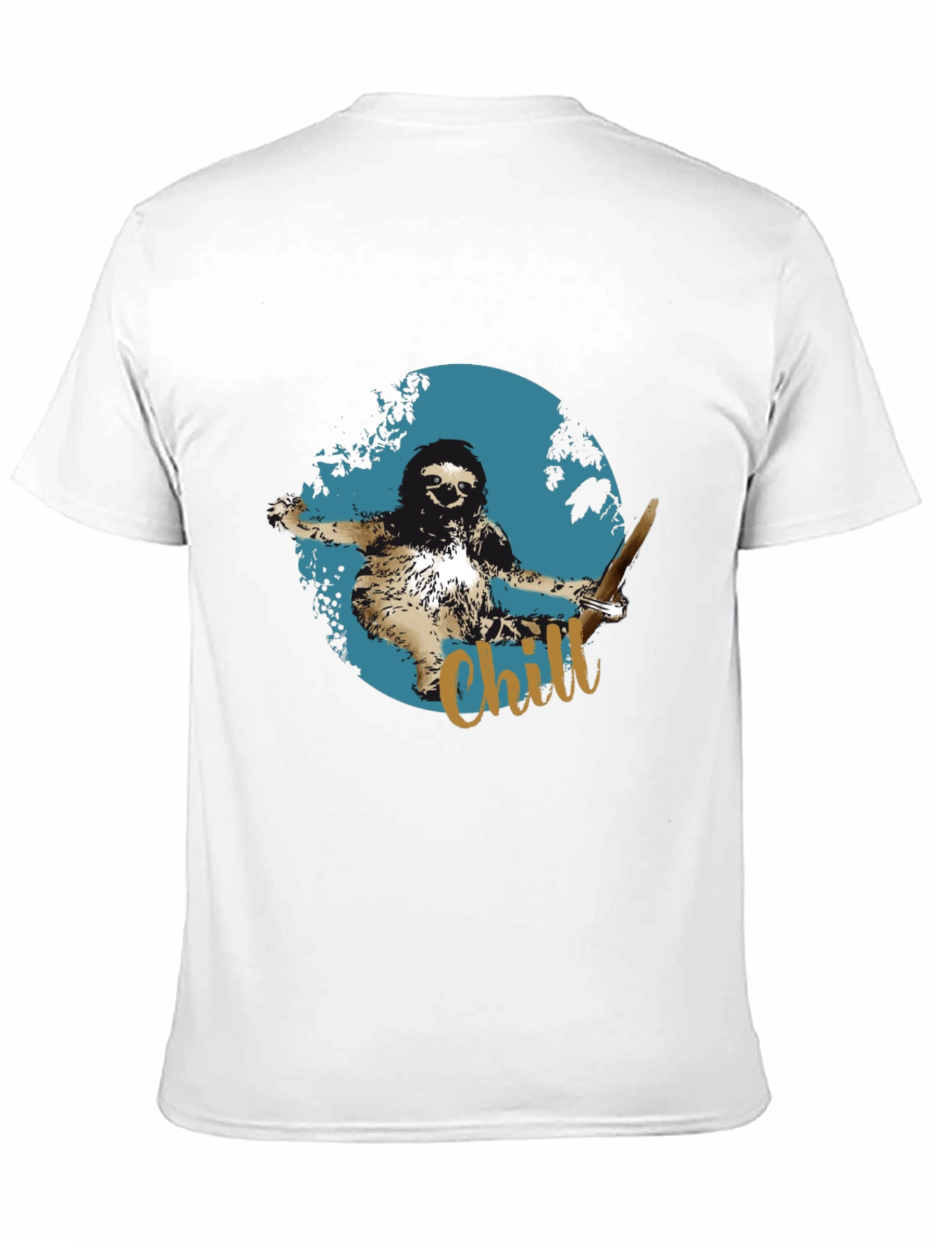 Chill Sloth Graphic Tee - Relaxed Fit
