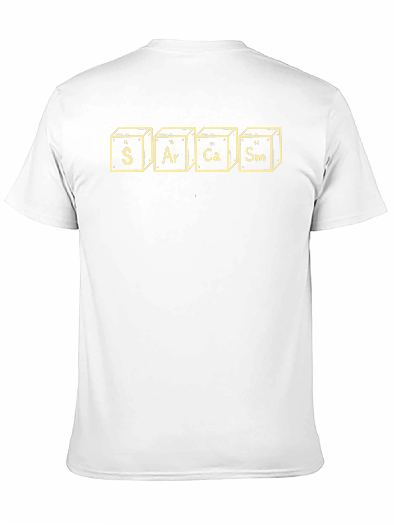 Sarcasm Periodic Table Black T-Shirt