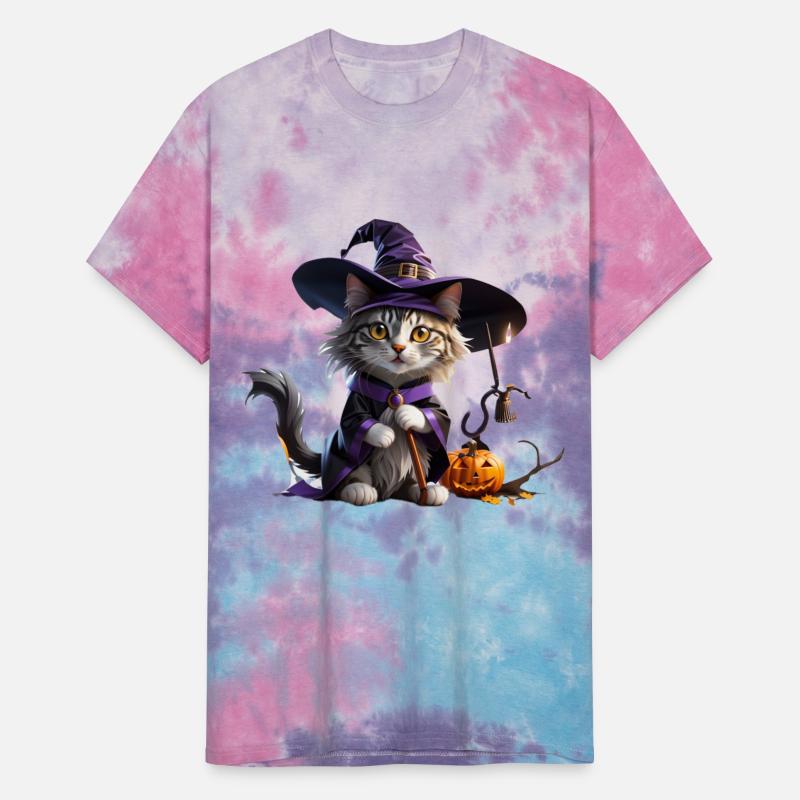 Pumpkin Halloween Cat Witch Cute Kitten Hallow
