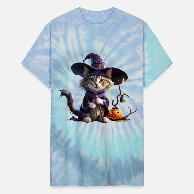 Pumpkin Halloween Cat Witch Cute Kitten Hallow