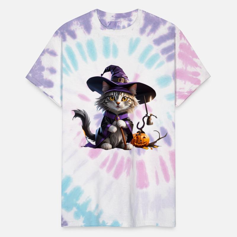 Pumpkin Halloween Cat Witch Cute Kitten Hallow