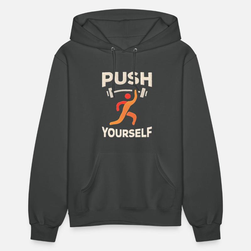 "Push Yourself" Motivational T-Shirt – Strength De