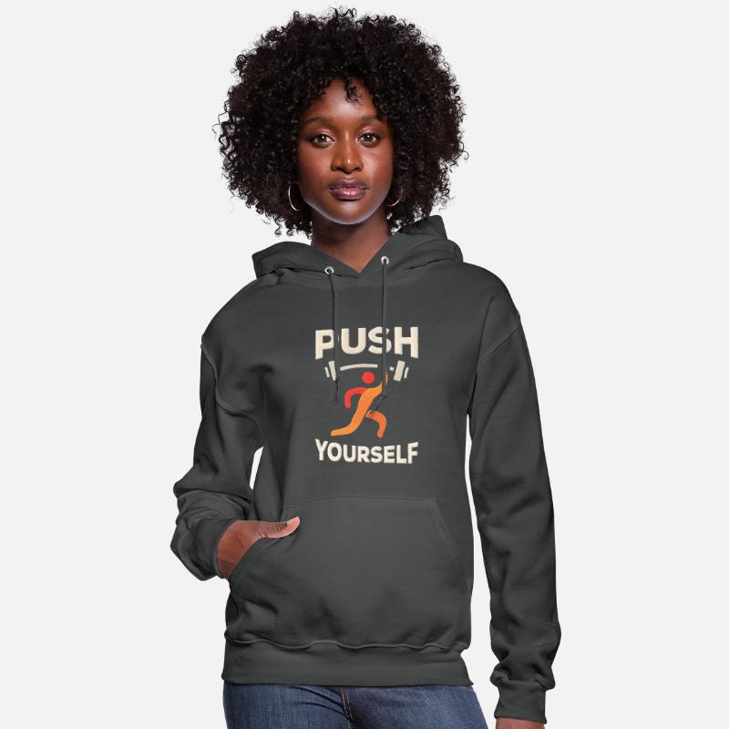 "Push Yourself" Motivational T-Shirt – Strength De