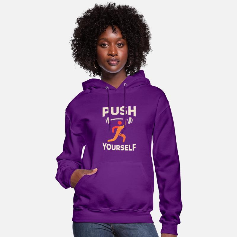 "Push Yourself" Motivational T-Shirt – Strength De