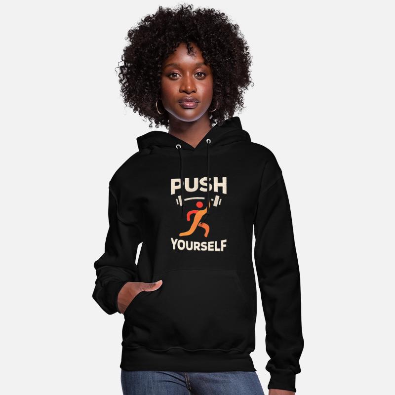 "Push Yourself" Motivational T-Shirt – Strength De