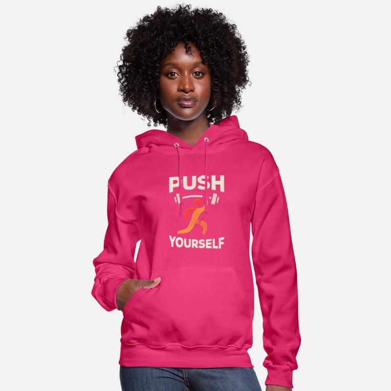 "Push Yourself" Motivational T-Shirt – Strength De