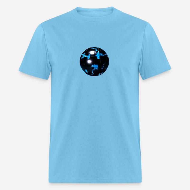 Puzzle Ball Blue Glow