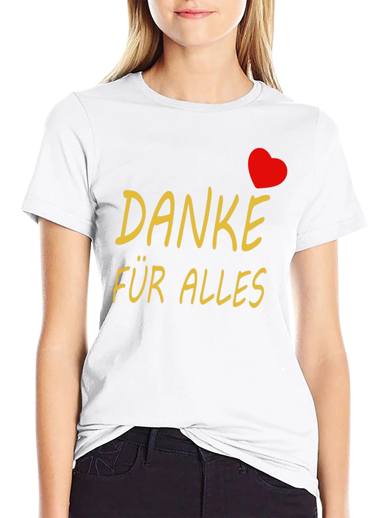 Danke Für Alles Black T-Shirt
