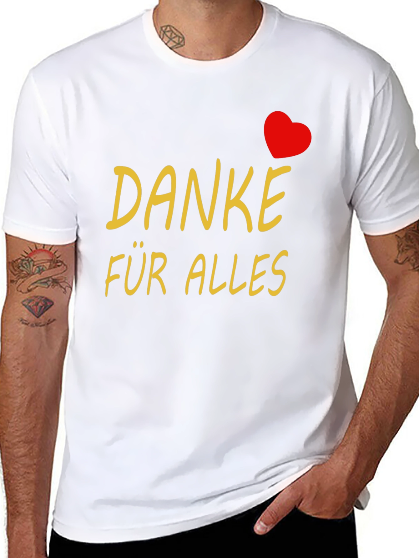 Danke Für Alles Black T-Shirt