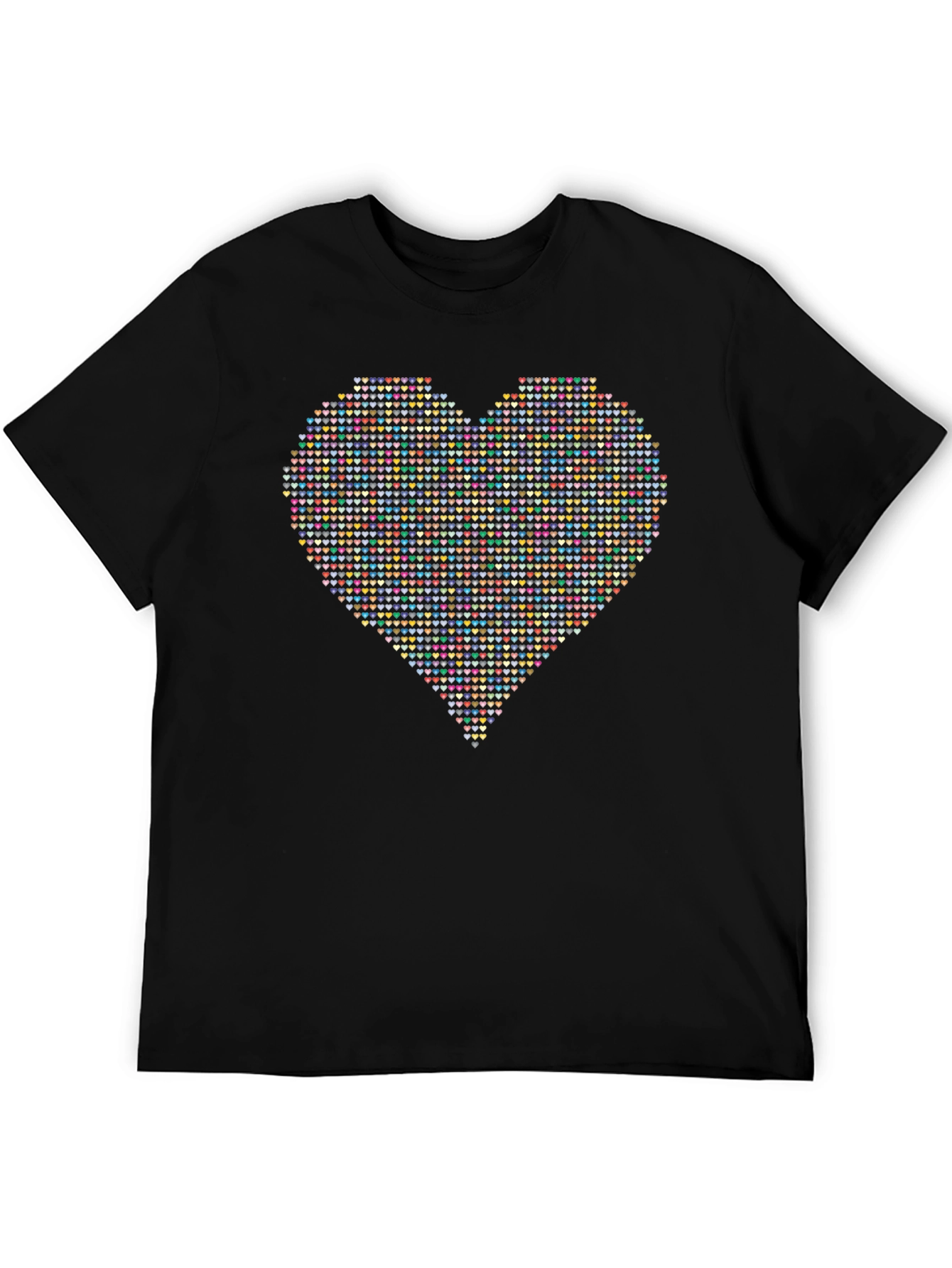Heart Pixel Art T-Shirt - Soft Cotton Blend