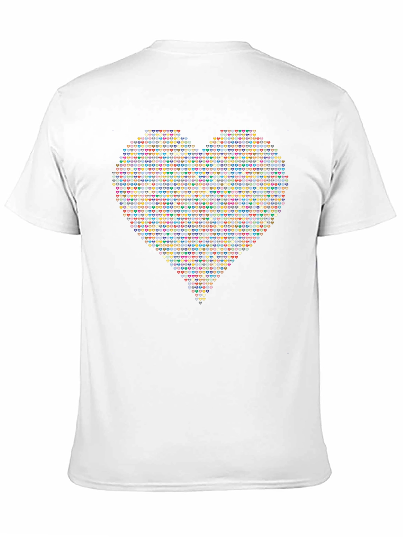 Heart Pixel Art T-Shirt - Soft Cotton Blend