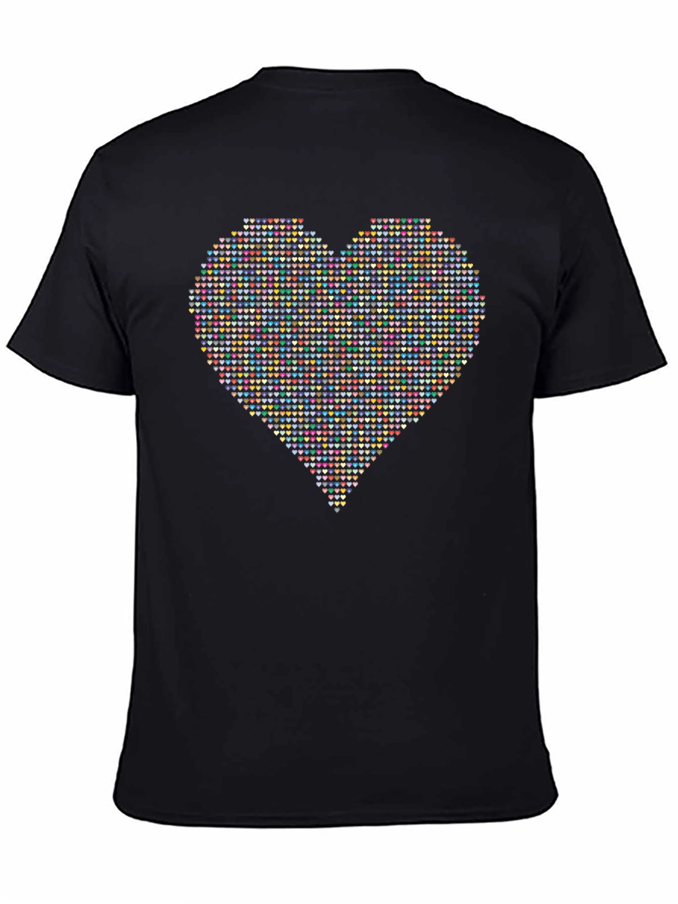 Heart Pixel Art T-Shirt - Soft Cotton Blend