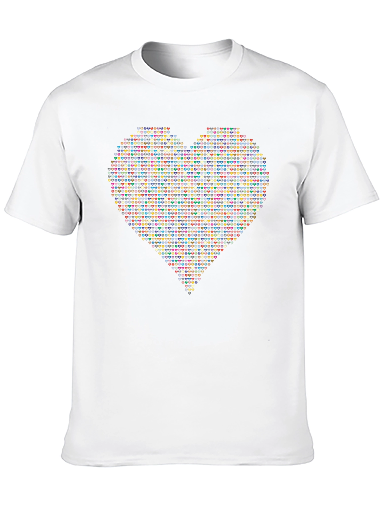 Heart Pixel Art T-Shirt - Soft Cotton Blend