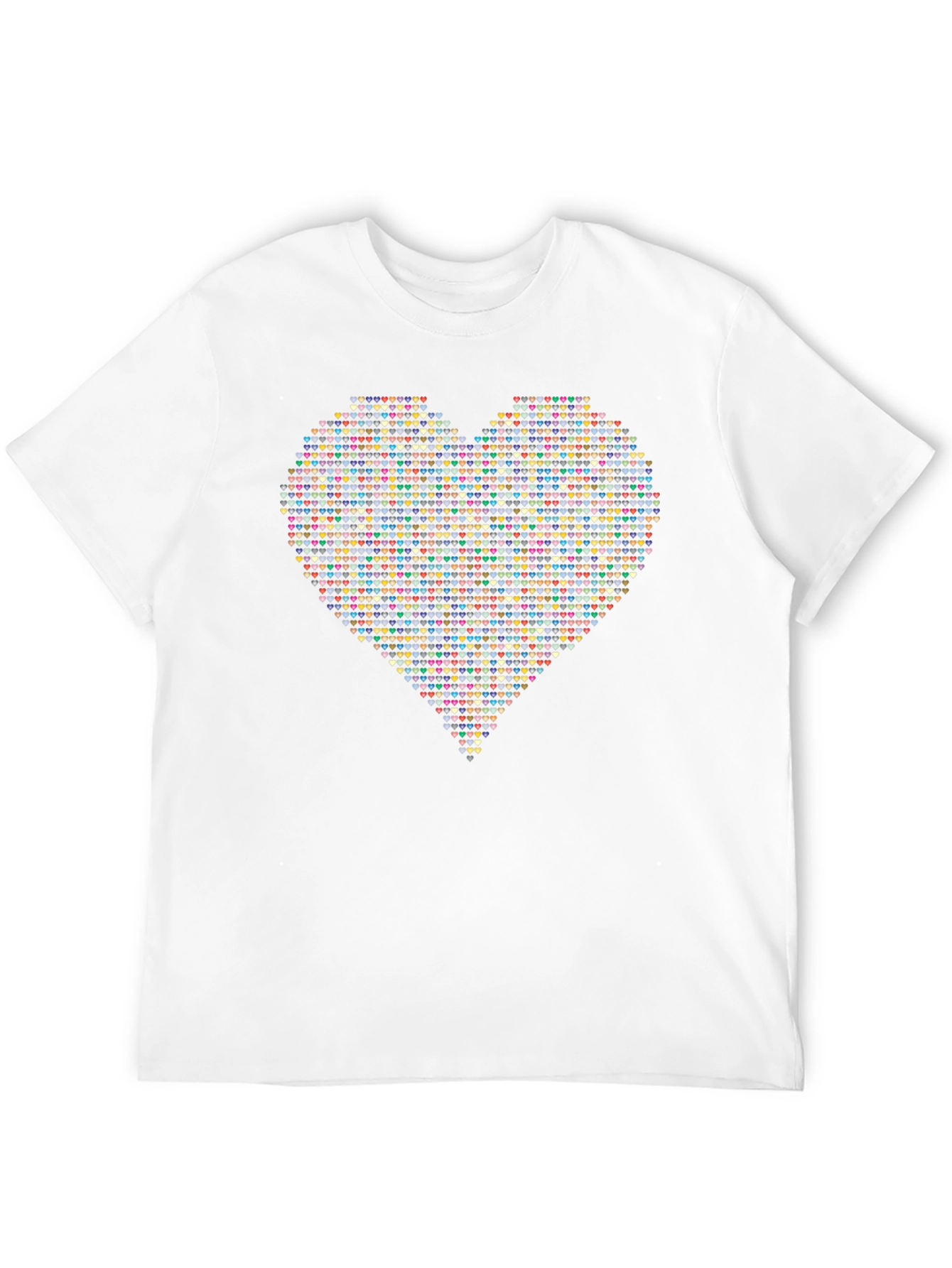 Heart Pixel Art T-Shirt - Soft Cotton Blend