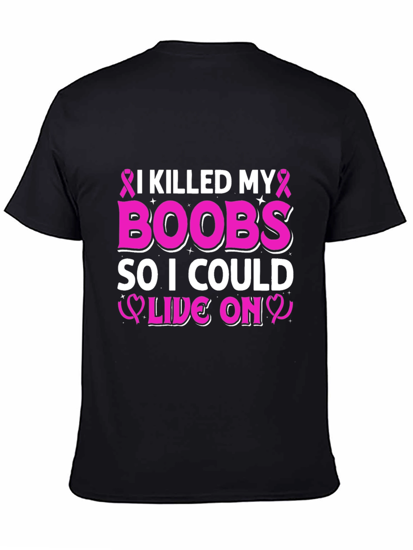 I Killed My Boobs Breast Cancer Awareness T-Shirt