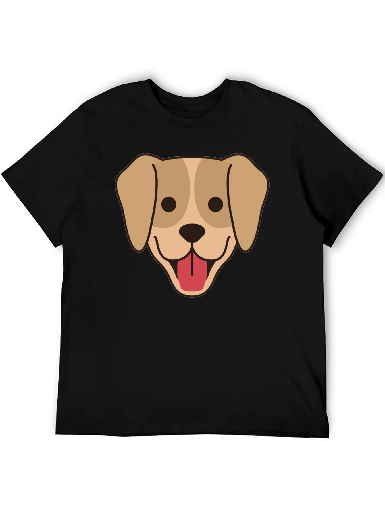Dog Graphic Print T-Shirt - Cute Pet Lover Tee