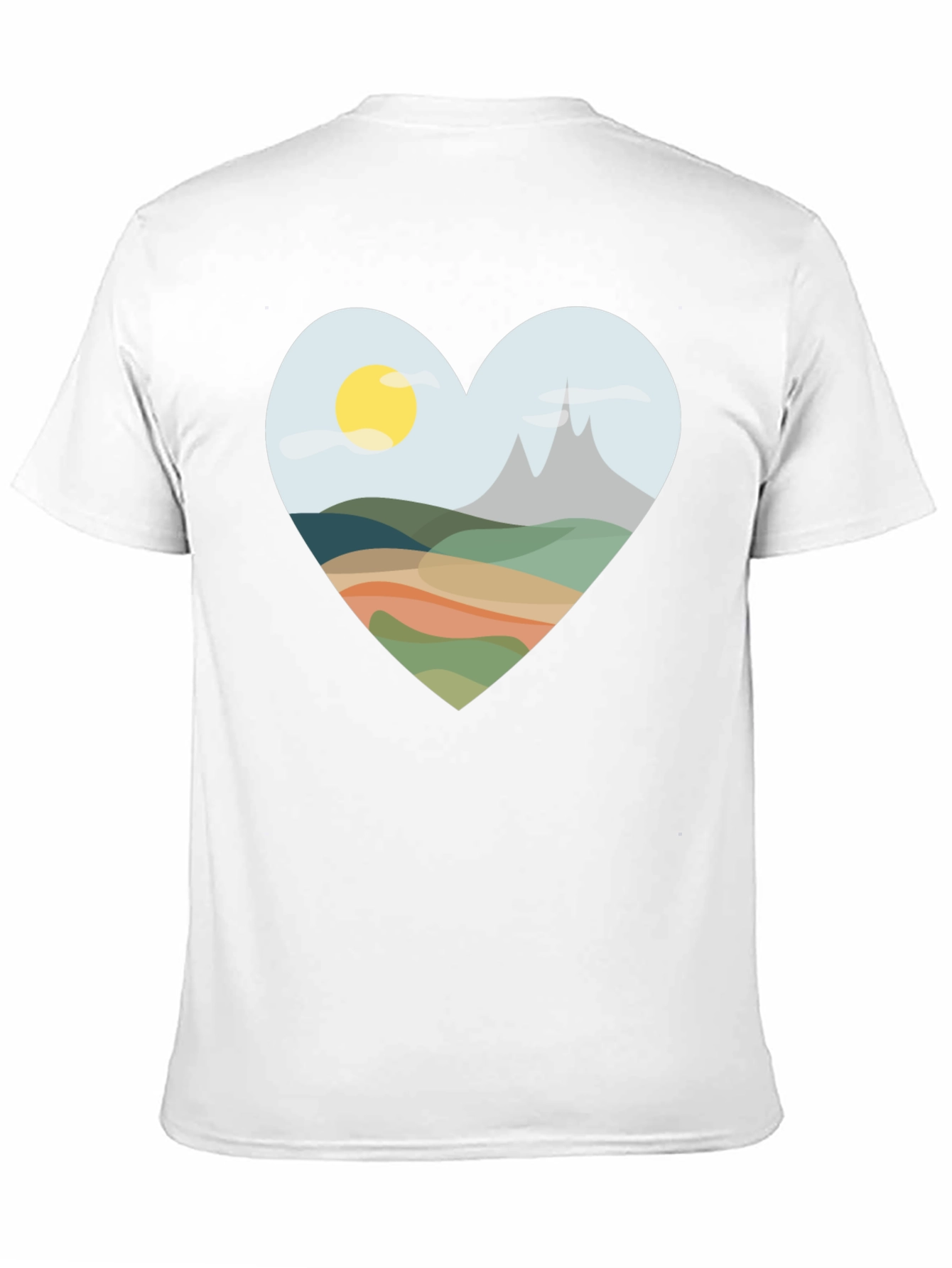 Heart Landscape Graphic Tee