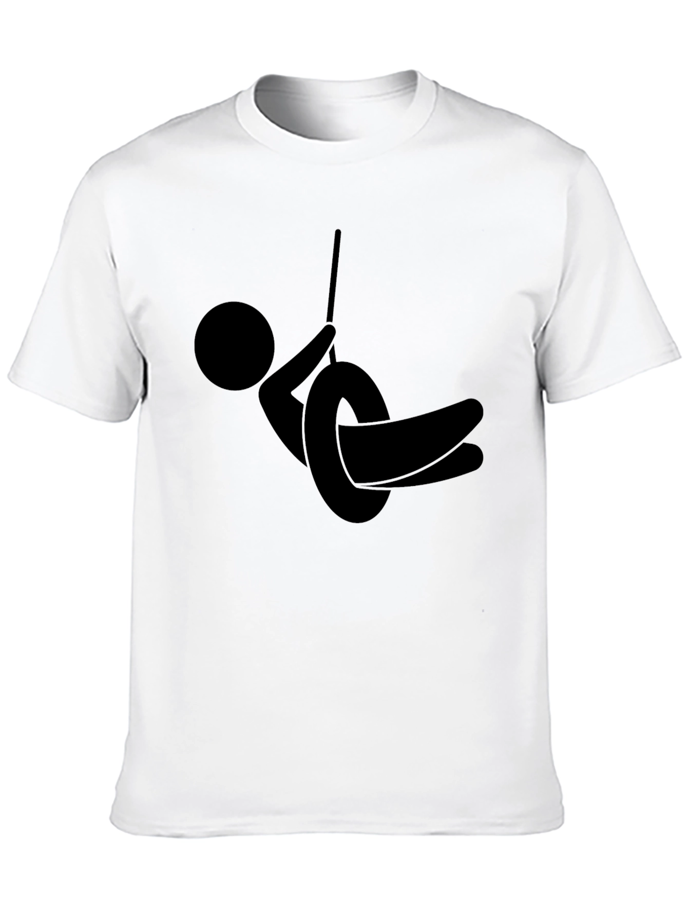 Tire Swing Fun Graphic Tee - Black